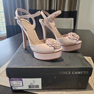 Vince Camuto Satin Platform